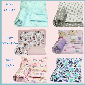 2 PIECE BEDDING SET COT BED BABY TODDLER JUNIOR BED DUVET COVER 100% Cotton - Picture 1 of 65