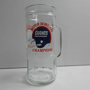 Vintage Super Bowl XXI Champions NY Giants Drinking Glass - Picture 1 of 6