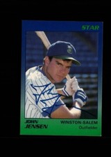 John Jensen Winston-Salem Spirits 1990 Star authentic autographed card