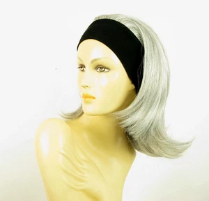 turban chimio avec bandeau cheveux gris ref XENA en 51 - Imagen 1 de 8