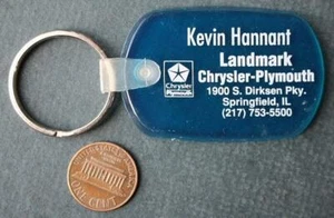Llavero Springfield Illinois Landmark Chrysler Plymouth Cars años 70-80 ESCASO--- - Imagen 1 de 1