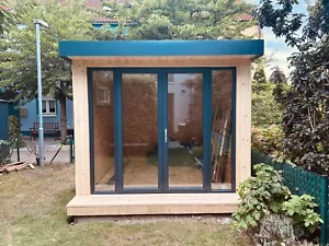 3m x 3m Self Build Insulated Garden Office DIY kit, Garden Room, Studio "Mercury - Picture 1 of 24