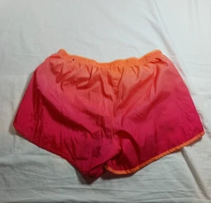 Reebok Ombre Sportshorts orange pink gefüttert Laufen sportlich Damen Medium - Bild 1 von 6
