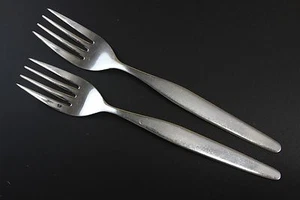 Reed & Barton Rebacraft Stainless Silverware - RDS9 - Dinner Forks (2) - Picture 1 of 2