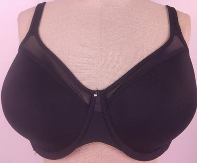 Bali 3439/BB06 One Smooth U Black Underwired T Shirt Bra Size 40 C.         (33) - Image 1 of 4
