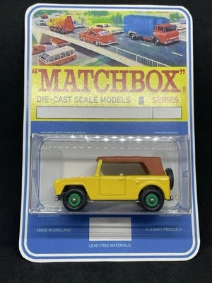 Paquete blister Lesney Matchbox 18 bujes verdes personalizados coche de campo Foto 1 de 4