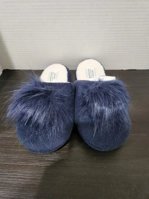 Zapatillas Puf Patricia Verde Bonitas Azul Marino Talla S - Nuevas Foto 1 de 4