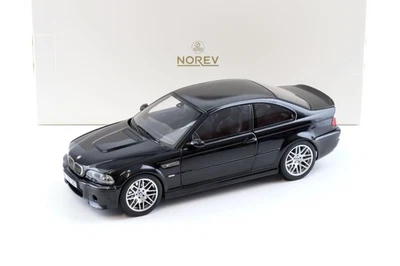 1:18 Norev BMW M3 CSL E46 Coupé 2000 Nero Saphir 183017 - Immagine 1 di 4