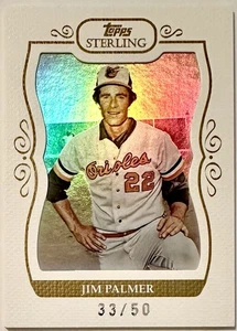 2008 Topps Sterling “White” (Jim Palmer - Orioles - #JP8-139) /50 HoF - Picture 1 of 2
