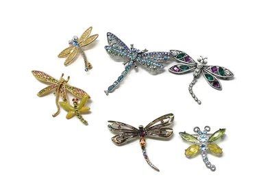 ЛОТ БРОШЕЙ DRAGONFLY ВИД JJ MONET!! - Изображение 1 из 3