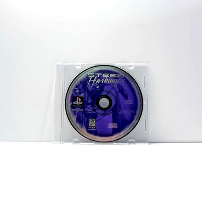 Disco de juego Steel Harbinger Sony PlayStation 1 PS1 solo restaurado y probado Foto 1 de 2