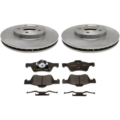 KIT-210513-393 Raybestos Juego de 2 Ruedas Disco de Freno y Kits de Pastillas Delanteras para Tribute Foto 1 de 4