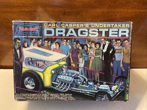 POLAR LIGHTS CARL CASPER UNDERTAKER DRAGSTER 1:25 MODEL KIT - NEW W/SEALED BAGS - Picture 1 of 7