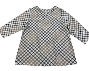 Denim & Co Perfect Jersey Knit Top 3/4 Sleeve With Keyhole Neck Size 1X 9258 - Picture 1 of 6
