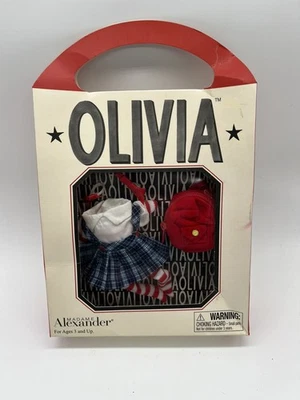 Nuevo conjunto de accesorios de colección 2002 Madame Alexander Olivia Pig Out & About Clothes Foto 1 de 3