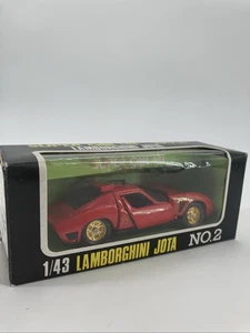Sakura 1/43 Lamborghini Jota Red /Diecast/ Made In Japan NO.2 - Picture 1 of 7