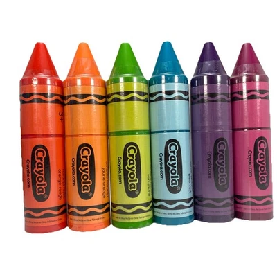 Wendys 2023 Crayola Crayón Juego de 6 Niños Juguete de Comida Nuevo Sellado Dibujos para Colorear Navidad Foto 1 de 3
