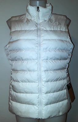 North Face 550 NWT Aconcagua off-white down puffer vest womens size M - Image 1 of 4
