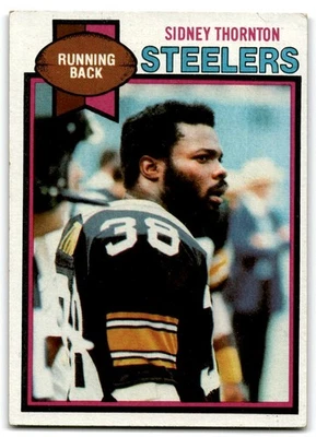 1979 Topps Sidney Thornton Pittsburgh Steelers #44 - Image 1 of 2
