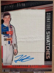 2023 Prime Signature Swatches Firesuit Auto Silver 23/49 Harrison Burton - Picture 1 of 1