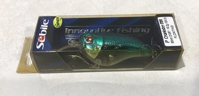 SEBILE P CRANKSTER 2-5/8” Señuelo 5/8 OZ VERDE DORADO Flotante Bajo Pez Plug Señuelo NUEVO Foto 1 de 4