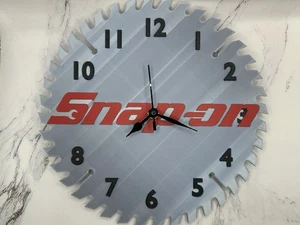 Sawblade Wall Clock for Mechanics & Woodworkers – Unique Shop Decor - Picture 1 of 2