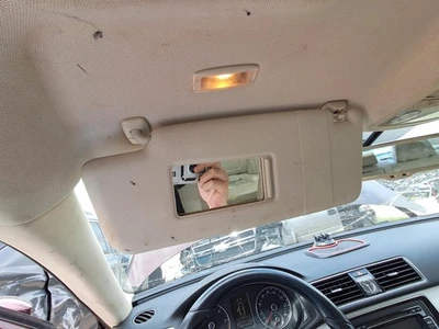 Used Left Sun Visor fits: 2012 Volkswagen Passat w/illuminated roof mounted L. w - Image 1 of 4