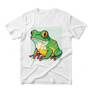 Vintage Cartoon Frog T-Shirt Unisex - Picture 1 of 3
