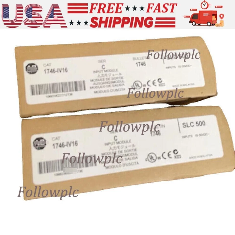 NEW 1746-IV16 /C SLC 500 DC 16 point Input Module 1746-IV16C Fast Ship 1pcs - Image 1 of 1