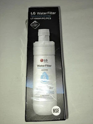 New 1 PACK LT1000P Fit LG LT1000P ADQ747935 Genuine Refrigerator Water Filter - Image 1 of 4