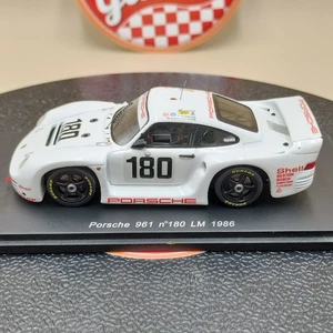 SPARK 1/43 Porsche 961 #180 LM Le Mans 1986 White resin S0960 - Picture 1 of 10