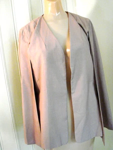 Vest Cape NEW Dusty Rose Pink M L Lined Lightweight EC UNWORN - Picture 1 of 9