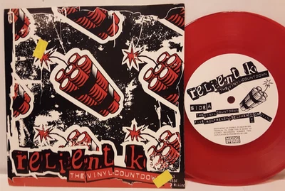 RELiENT K THE ViNYL COUNTDOWN 7" 45 EP RECORD RED ViNYL PS MONO VS STEREO LABEL - Image 1 of 2