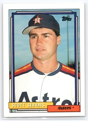 1992 Topps #437 Scott Servais Houston Astros - Image 1 of 2