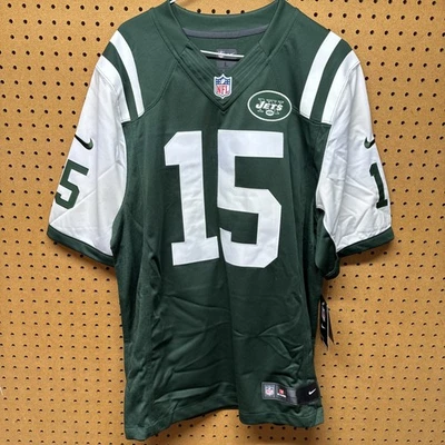 Nueva con etiquetas Camiseta Tim Tebow New York Jets #15 Adulto Grande Nike NFL Cosida Verde Visitante Foto 1 de 4