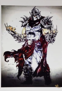 Litografía firmada Josh Barton Shredder (TMNT) 12" X 18" - #2 de 250 - Imagen 1 de 1