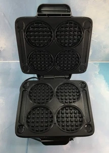 Dash Mini Multi Waffle Maker, Makes 4 -Mini 4-inch Round Waffles, DMMW400 - Picture 1 of 14
