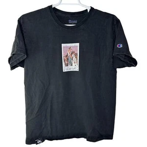 Champion Lil Uzi Vert Rap Madness Black T Shirt Reversible Graphic Men's Large - Picture 1 of 5