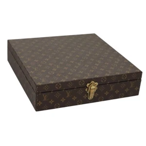 LOUIS VUITTON Monogram Jewelry case Jewelry Box LV Auth 107109S - Picture 1 of 23