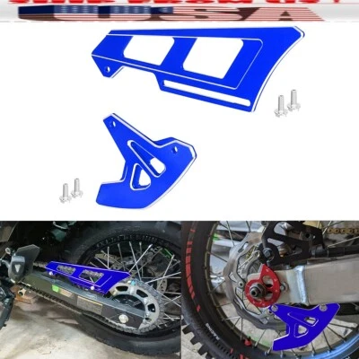 США 3D CNC синий задний тормоз диск крышка цепи предохранитель комплект для HONDA XR650L 1993-2024 - Изображение 1 из 4