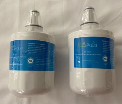 Eco Aqua Filter New Set of 2 Fits Samsung DA29-00003B, DA29-00003G - Image 1 of 4