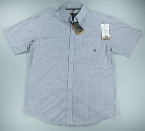 Ariat Pro Series Shirt Mens Large Tilden PF Plaid Button Up Western Rodeo UNWORN - Picture 1 of 17