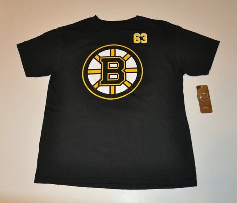 BNWT Boston Bruins Brad Marchand Boys Youth T-Shirt (M,L,XL) Jersey Shirt NHL Cover