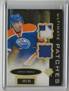2013 2013-14 Ultimate Collection Ultimate Patches #UJJE Jordan Eberle 09/35 