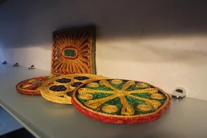 set of 4 braided trivets - different sizes BUNDLE OFFER or SEPARATELY - Picture 1 of 4