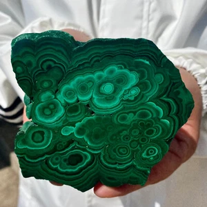 264G Natural malachite flake quartz crystal mineral specimen Reiki decoration - - Picture 1 of 14