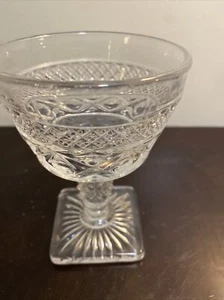 IMPERIAL GLASS OHIO CAPE COD CLEAR SHERBET GLASS - Picture 1 of 4