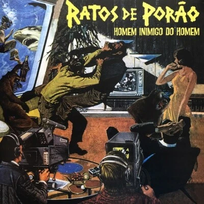 Ratos de Porao Homem Inimigo Do Homem LP Brazil Heavy Metal MX RDP Sepultura - Image 1 of 4