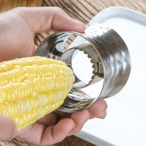 Corn Stripper Stainless Steel Corn Cob Peeler Slicer Circular Corn Cutter Cor~x$ - Picture 1 of 10