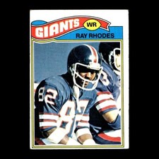 Ray Rhodes 1977 Topps New York Giants #98 R324C 64